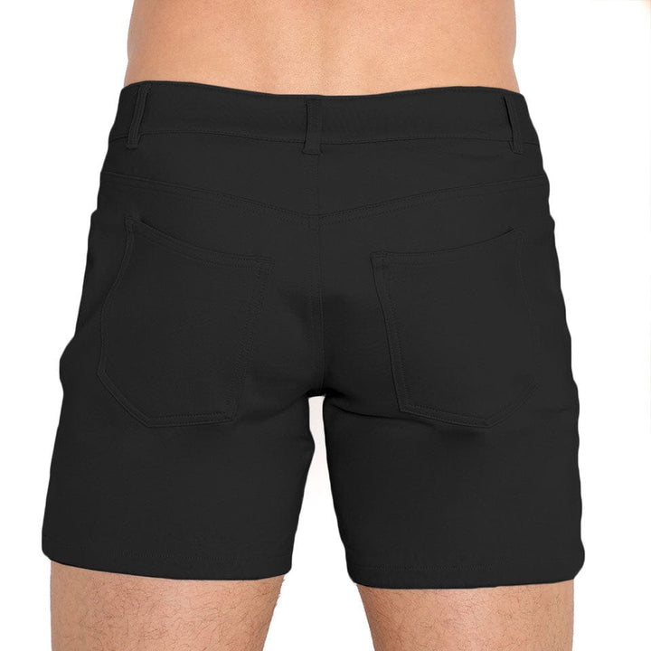 Logo Knit Stretch Short Black