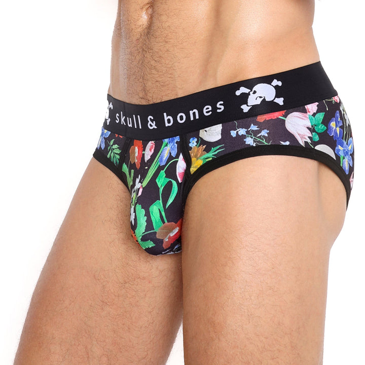 Hand-Painted Dutch Floral Brief