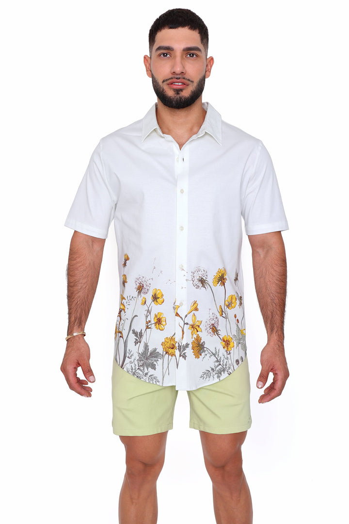 Dandelion White Knit Shirt