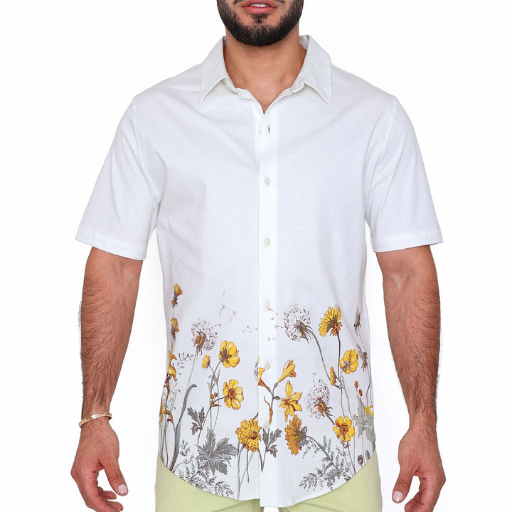 Dandelion White Knit Shirt