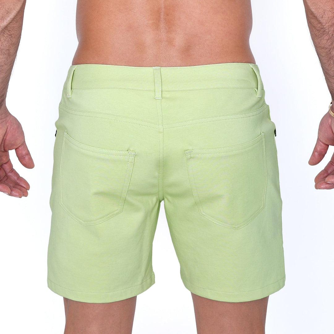 Logo Knit Stretch Short Lime Green