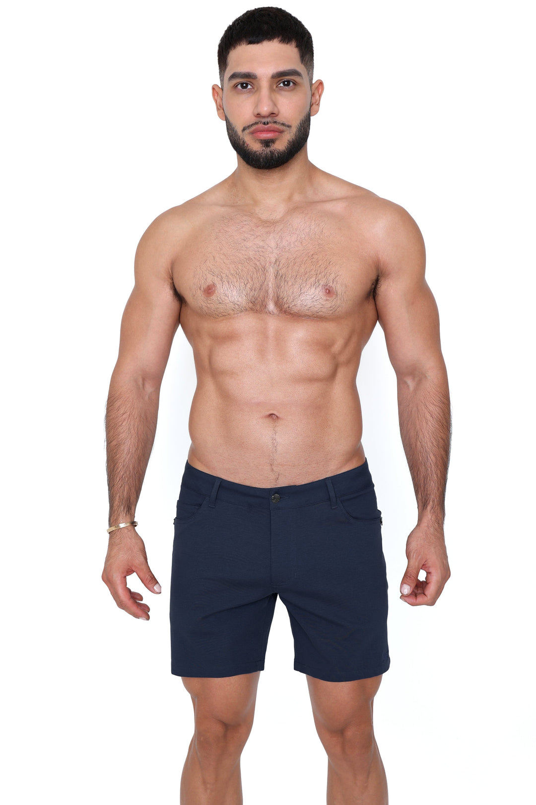 Logo Knit Stretch Short Midnight