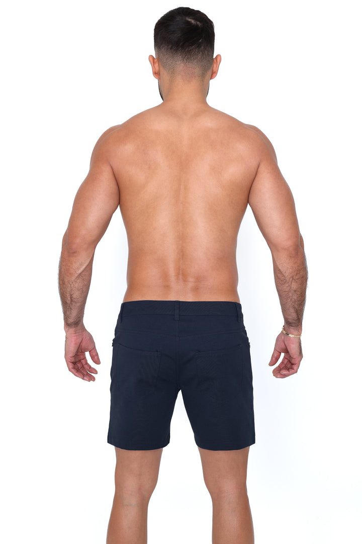 Logo Knit Stretch Short Midnight