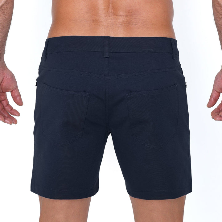 Logo Knit Stretch Short Midnight