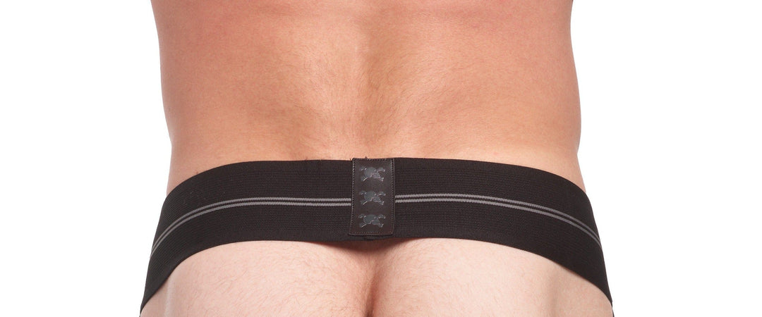 Leather Jockstrap with a pouch - EasyToys
