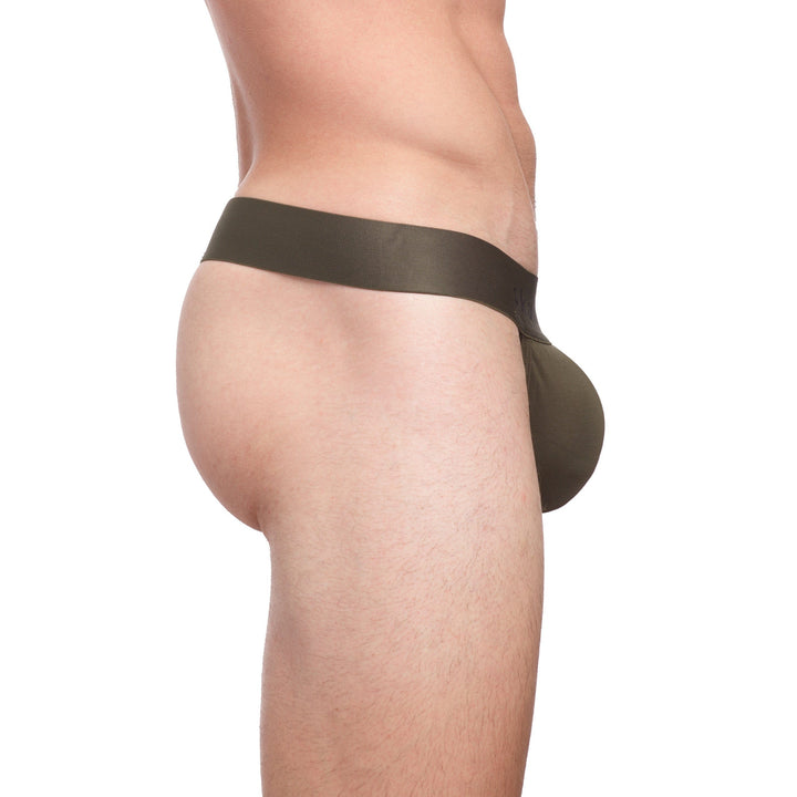 Just the Bones Thong Army Green