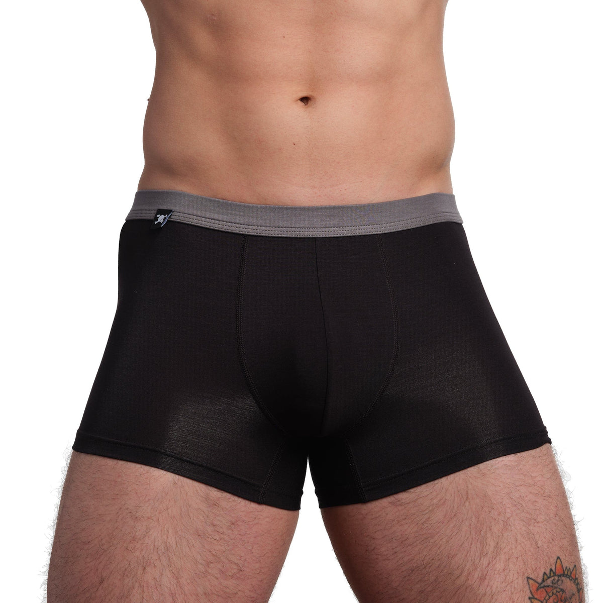 Men's Black Trunks Underwear Cloud Just The Bones Trunk Black Skull