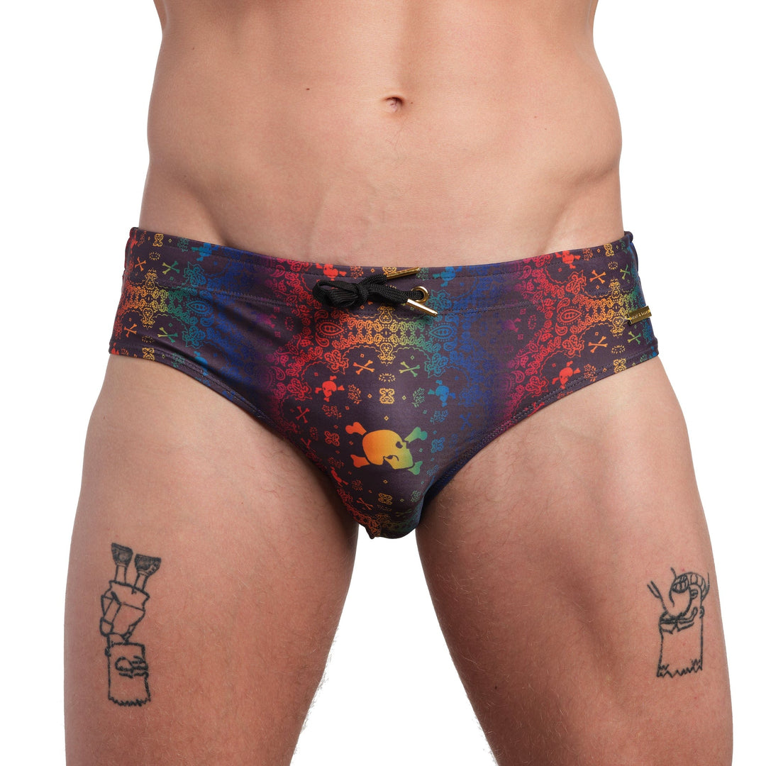 Men's Pride Underwear - Gay Pride Boxer Briefs, Briefs u0026 Trunks – Skull and  Bones